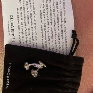 Georg Jensen Polished Silver Cufflinks
